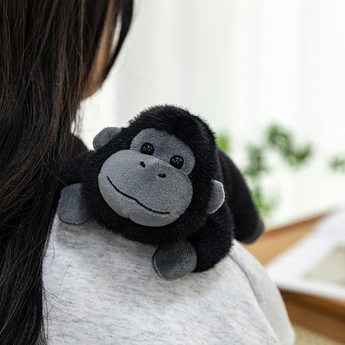 Wgxzyq 7.8inch Chimpanzee Stuffed Animal, Chimpanzee Plush Toy, Birthday Xmas Gift for Kids (Chimpanzee)