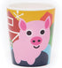 French Bull 4pc Kids Feeding Melamine Tableware Set - BPA Free, Dishwasher Safe, Durable Plate, Cup, Bowl, Divided