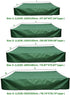 DGHAO Garden(120x120cm) Sandbox Cover Tool Sandpit Oxford Cloth Farm Shelter Canopy All-Purpose Protective Accessories