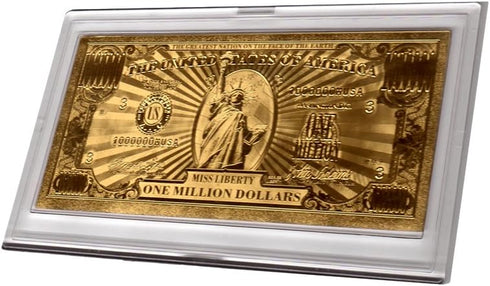 American Art Classics Gold Million Dollar Bill Commemorative