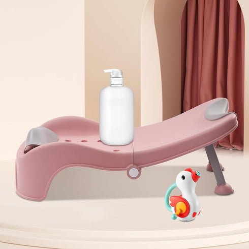 Beuioslyr 0-5 Adjustable Children's Shampoo Chair for Years Old Hair Washing Station for Kids Children's Shower Bath