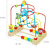 QZMTOY Bead Maze Toy for Toddlers, Colorful Roller Coaster Educational Toys for Kids Birthday Gift