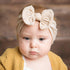 CÉLLOT 20 Colors Super Stretchy Soft Knot Baby Girl Headbands with Hair Bows, Nylon Head Wrap for Infants