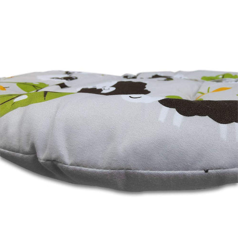 Twoworld Baby High Chair Cushion - Large Grey Sheep Seat Liner Pad