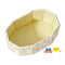 Generic Kid Bathtub for Shower,75x45cm Portable Space-Saving - Foldable Bath Tub with Drainage