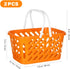 2pcs TOYANDONA Shopping Basket Toys, Kids Grocery Basket with Handle for Kids Pretend Play Grocery Basket Toys