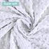 Soft Minky Dots Changing Pad Cover for Baby - White