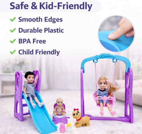 Set 6 12 Inch Mommy Set 3+ Pregnant Dolls of People with Removable Baby, Realistic Doll for Kids, Educational Pregnancy