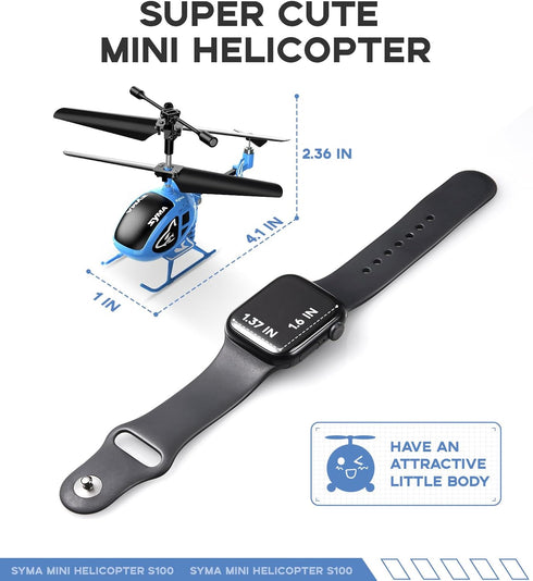 SYMA Remote Control Helicopter, 3.5 Channel RC Helicopters for Kids and Adults, Micro Indoor Aircraft with Gyro and