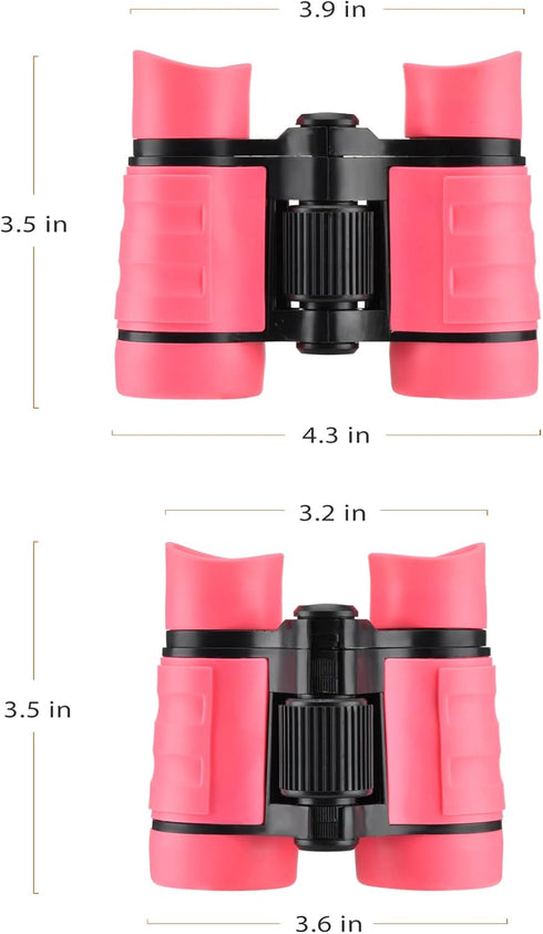 Syxspecial Kids Binoculars, Toy Binoculars for Boys and Girls 3-12 Years, Gifts for Bird Watching and Camping