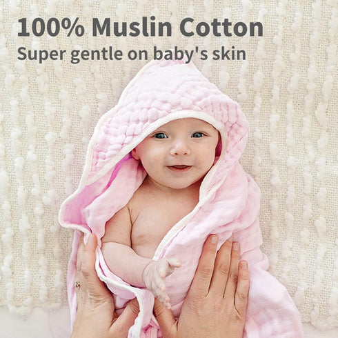 Set 3 Pack 9 100% Packaging 9x9 L'Ange Baby Washcloths and Burp Cloths - of Layer Cotton Muslin for Sensitive Skin