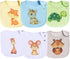 Maiwa Cotton Waterproof Baby Bibs for Girls Boys Unisex for Drooling Drooler