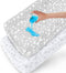 Waterproof Changing Pad Cover 2 Pack, 100% Cotton Change Table Sheets, Ultra Soft, Unisex White Grey Star Print