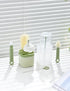 BOVELLA Set-Travel Box-6 1 Baby Bottle Brush Bottle Cleaner Kit with Silicone Brush,Drying Rack,Nipple Brush,Straw