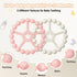 Loviomad 3-12 3 Pack 6-12 Baby Teething Toys Months - Ring Teether Baby Toys, Newborn Infant Essentials, Food Grade