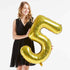 40inch Gold Foil 15 Helium Jumbo Digital Number Balloons, 15th Birthday Decoration for Girls or Boys, Sweet 15 Birthday