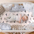 FIGEPO 4 Pack Mallard Duck Baby Bassinet Sheets Neutral Unisex Breathable Fitted Nursery Sheets for Baby Girl or Boys