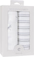 2-Pack 100% 47x47 Ely's & Co. Muslin Swaddle Blankets for Baby Boy, Cotton Muslin Extra Large Swaddle Receiving