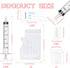 Aoaodbu 100pcs 3ml 5 1 30 ml 100 Colostrum Collector Kit Include Sealed Breast Milk Collector No Needle Colostrum