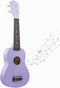 Jakeloo Kids Guitar Acoustic, 21 Inch Carbon Fibre Ukulele for Toddlers, Ideal Musical Toy for 3-9 Year Olds (Purple)