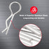 GLOBACT 100Pcs Universal RC Body Clips Pins for 1/8 1/10 1/12 Scale Redcat HPI Himoto HSP Exceed RC Cars
