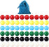 9/16 in Game Replacement Marbles, 60pcs Solid Color Game Balls for Chinese Checkers, Aggravation Game, Marble Run (6