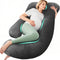 Chilling Home Pregnancy Pillow, U Shaped Pregnancy Pillows for Sleeping Full Body