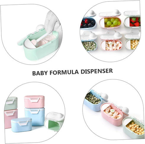 ERINGOGO Portable Baby Formula Dispenser Leakproof Milk Powder Container for Infants Travel Friendly Milk Powder Holder