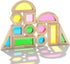WOODENFUN Wood Building Blocks Set for Kids,Rainbow Stacker Stacking Game Construction Toys