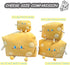 Cheese Stuffed Toys, Food Bread Plush Pillow for Home Decoration, Christmas Birthday Gift for Kids