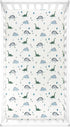 Lush Decor Baby Dinosaurs Roar Soft & Plush Fitted Crib Sheet, 52"x 28" x 9", Dusty Teal & Gray by Lush Decor