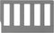 Oxford Baby Lazio Crib to Toddler Bed Guard Rail Conversion Kit, Dove