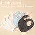 COOROBIN 8-Pack 100% Baby Drool Bibs, Cotton, Ultra Soft & Absorbent for Newborns, Adjustable Snaps, Shower Gift