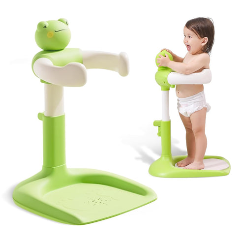 Laigoldana Baby Shower Stand, Toddler Bath Standing Support with Anti-Slip Base and Shower