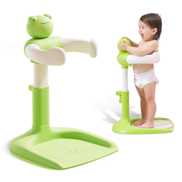 Laigoldana Baby Shower Stand, Toddler Bath Standing Support with Anti-Slip Base and Shower