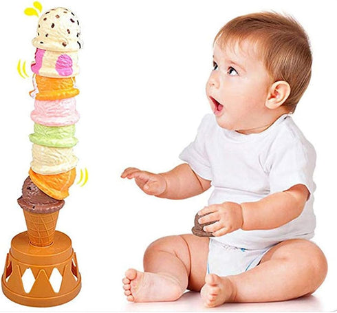 BigOtters Sweet Treats Ice Cream Tower Game