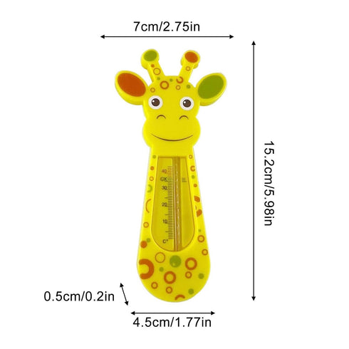 Shakven Cute Giraffe Baby Bath Temperature Thermometer | Baby Bath Thermometer,Safety Floating Bath Thermometer
