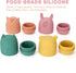 6-12-18 1-3 Silicone Bath Toys, Squeezable Bathtub Toys for Toddle Months+, Kids-Friendly Bath Toys, Baby Shower Toys