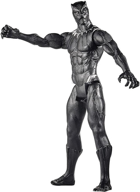 Marvel Titan Hero Series Black Panther Action Figure, 30 Cm Toy for Children Aged 4 Years and Up, Inspired Universe