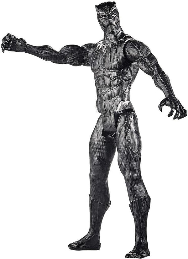 Marvel Titan Hero Series Black Panther Action Figure, 30 Cm Toy for Children Aged 4 Years and Up, Inspired Universe