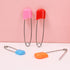 Essivox 20Pcs 2 Inch Safety Diaper Pins, Safety Locking Holder Colorful Safety Pins for Cloth Nappies and Accessorie