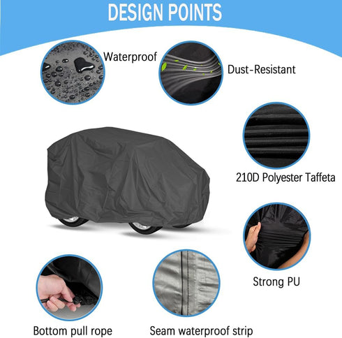 YOTOM Kids Ride-On Toy Car Cover, Waterproof Kids Car Cover for Large Ride On Truck Toys Cars