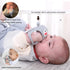 Smily Mia 2pack Blue+Grey Penguin Teether for Babies 0-6 Months, Silicone Teething Mittens & Chew Toys for 3-6 Months