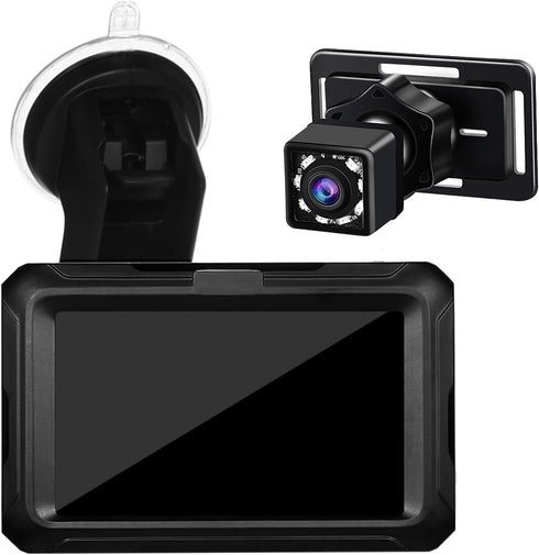 Leftwei Baby Car Camera 4.3" Monitor, Rear Facing Backseat Camera Car Mirror with