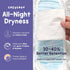 Cozycove 2 (9-18 lbs) 40 Count, Snooze 1 40 Size S Diapers, Totally Chlorine Free, Skin-Friendly Material | On Slim