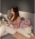 Rabbit Plush Pillow, 47 Inch Rabbit Stuffed Animal, Long Plush Pillow for Kids Birthday Christmas Gift