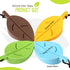 HNYYZL 4Pcs Silicone Door Stopper Wedge Finger Protector, Cute Colorful Cartoon Leaf Style, for Home Office