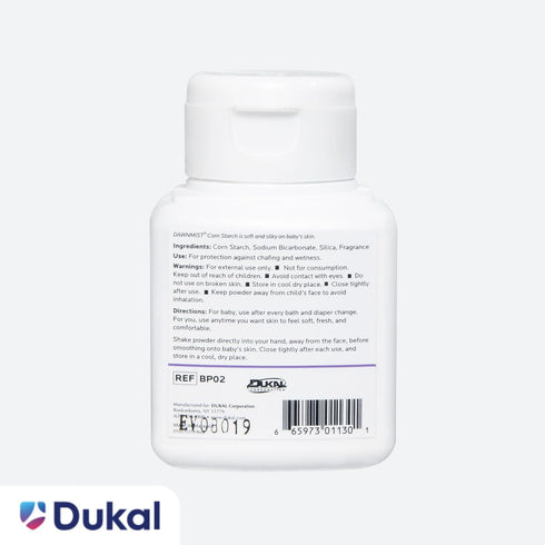 BP14 14 oz., 24 Dukal Dawn Mist Baby Powder, Cornstarch, Case