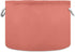 Canvas Storage Bins Salmon Baby Laundry Basket Nursery Hamper Round Toy Storage