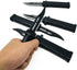 4 Pcs Retractable Fake Knife Toy, Plastic Funny Trick Gadget Props for Halloween Fools Day Party